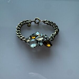 J Crew bracelet with stones